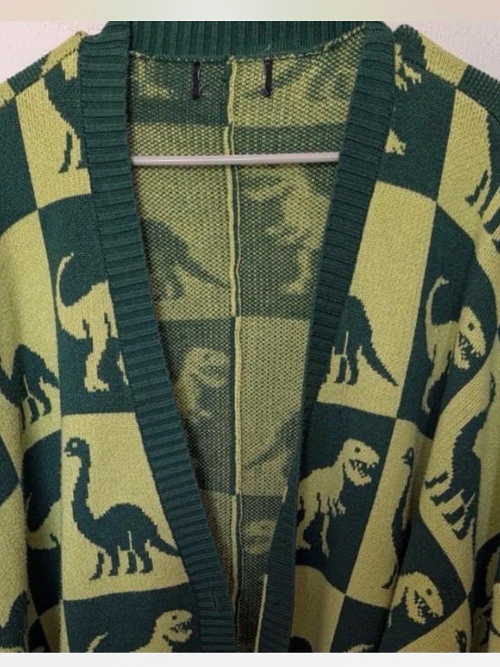 Dino Drama Dressed In LALA Cardigan - Picture 2 of 5
